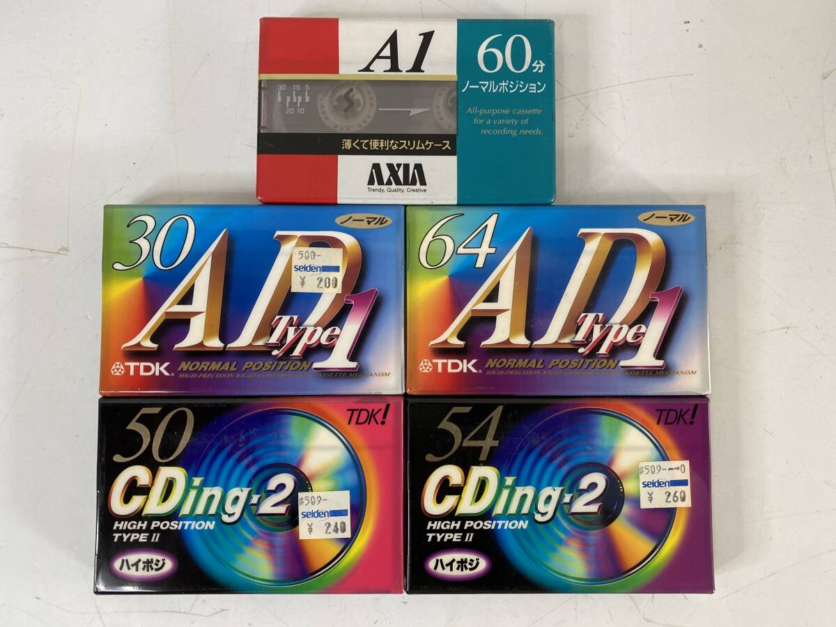 ⑪t342* носитель записи * кассетная лента TDK/AXIA обычный Hi Posi CDing*2 AD Type1 30/50/54/60/64 совместно звуковая аппаратура новый товар не использовался 
