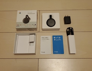 Google グーグル GA00439-JP Chromecast (クロームキャスト) チャコール おまけ付き