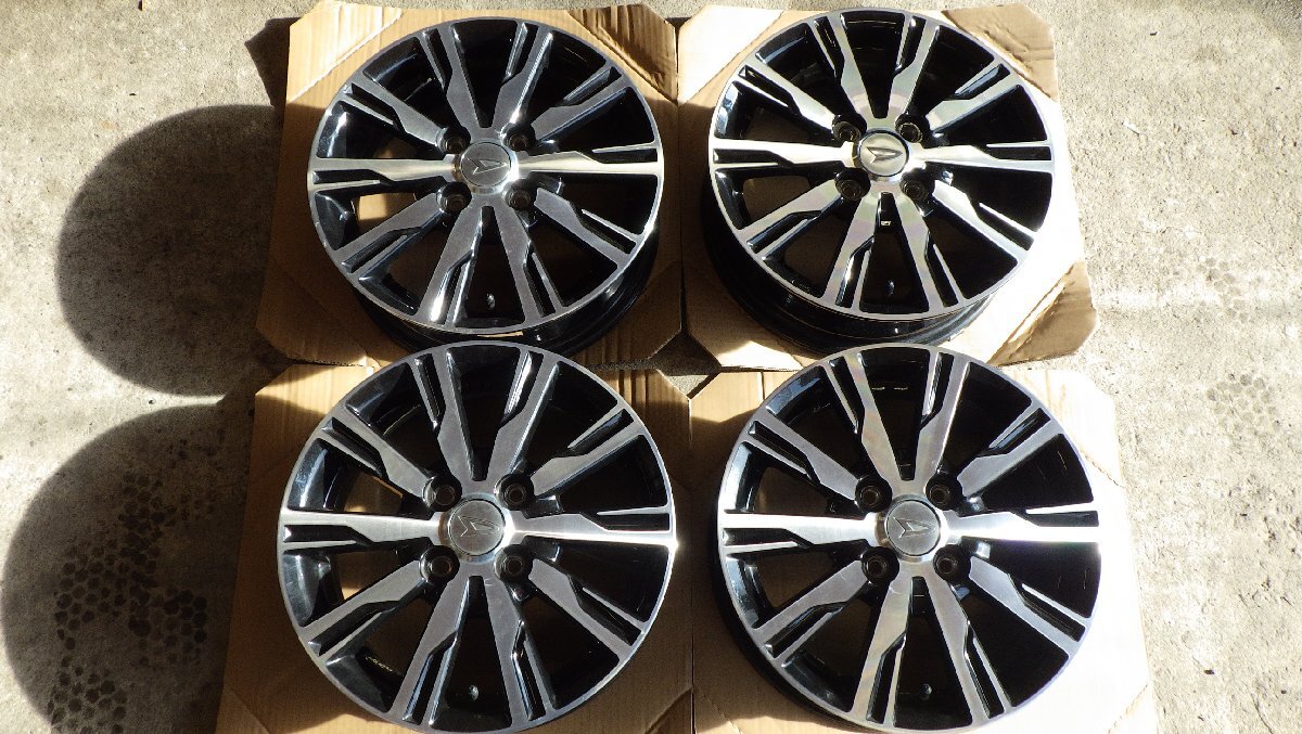 ダイハツ タントカスタム純正 アルミホイール 14x4.5J ET+45 PCD