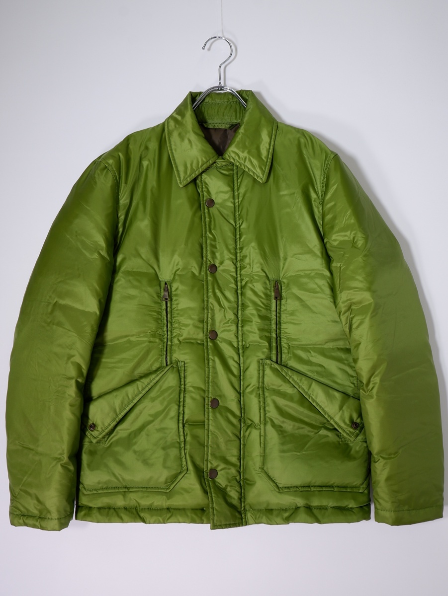 Paul Smith Collection/ Paul Smith коллекция сделано в Японии воротник обратная сторона проверка нейлон перья пуховик [MJKA80102]