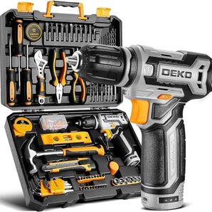 【12V電動ドリル付き】133点本組 工具セット ホームツールセット 家庭用 ツールセット 日曜大工 DIYセット 作業工具セット