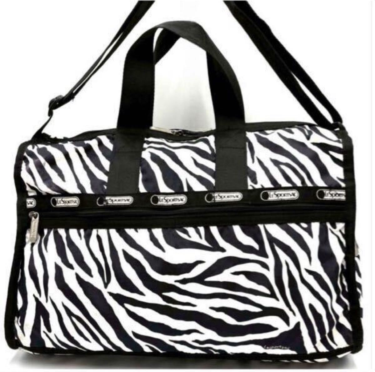 LeSportsac レスポートサック ゼブラ柄 2way ボストンバッグ _サムネイル画像2