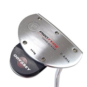 1円/程度良好★ODYSSEY オデッセイ PROTYPE TOUR SERIES 2Ball プロタイプ ツアーシリーズ 2ボール パター 34inch ★おまけ付★