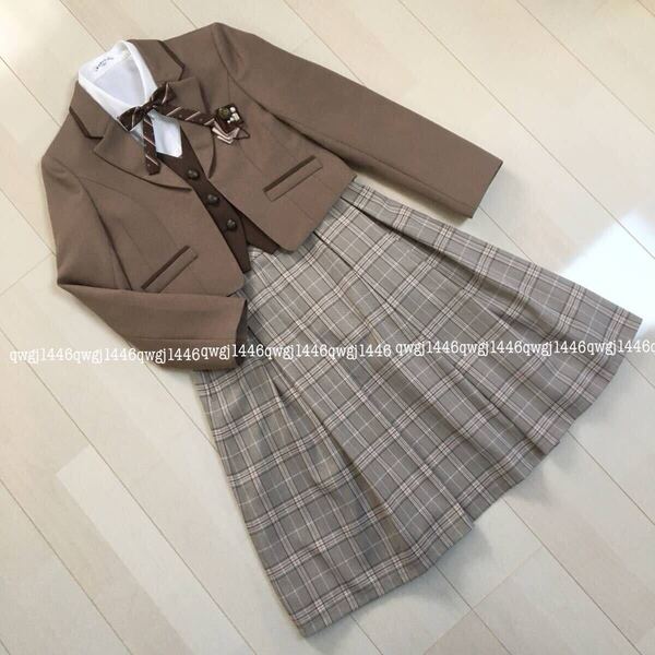 CHOPIN deux アンサンブルスーツ 5点セット 160cm フォーマルワンピース 女の子 キッズ ショパン 卒業式 卒服 発表会 入学式 結婚式