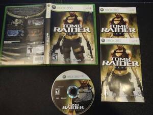 Tomb Raider: Underworld (Microsoft Xbox 360, 2008) CIBUsed. tested and working. 海外 即決