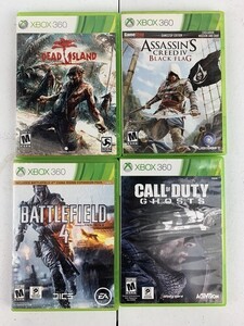 4 Xbox 360 用 アソート FPS・格闘ゲーム ディ Dead Island Battlefield 4 ほか 海外 即決