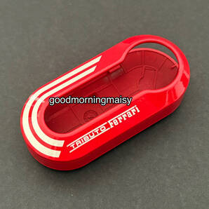 訳あり★純正品★フェラーリ レッド★フィアット きせかえ キーカバー★つけかえ★アバルト FIAT Fiat500 赤 ライン ABARTH チンク パンダ