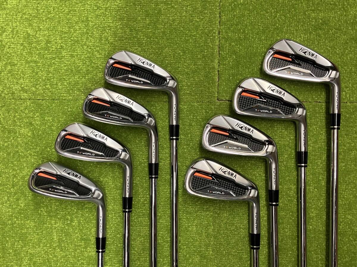 HONMA GOLF TOUR WORLD TW747 P железный комплект (5,6,7,8,9,10,11,SW) Flex S