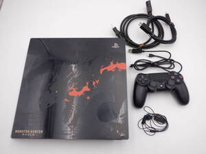 ay1204/04/25 訳あり 動作確認済み PlayStation4 PS4 Pro 1TB CUH-7100B MONSTER HUNTER: WORLD LIOLAEUS EDITION