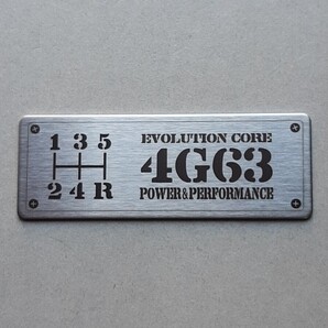 4G63 ランエボ シフトパターン ステンレス ランサーエボリューション CD9A CE9A CN9A CP9A CT9A