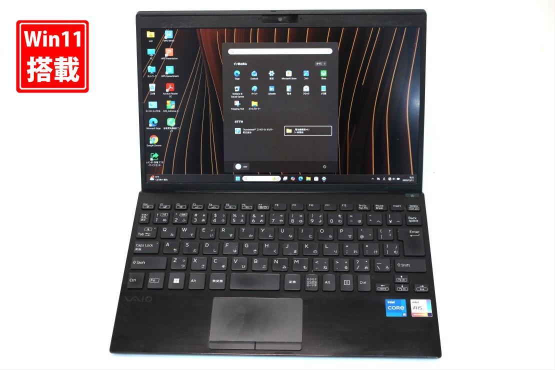  б/у прекрасный товар полный HD 12.5 type SONY VAIO VJPJ218 Windows11 no. 11 поколение i5-1135G7 16GB NVMe 256GB-SSD камера LTE Wi-Fi6 Office имеется труба :1858s