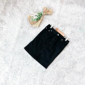 A3072【C.D.S BASIC】W64タイトスカート/ミニ丈/ブラック/黒 B93846