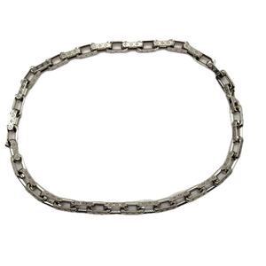 極美品 LOIUS VUITTON ルイヴィトン モノグラム コリエ チェーン ネックレス M00307 アクセサリー シルバー