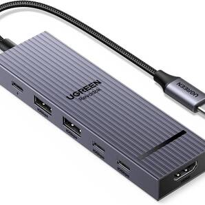 UGREEN Revodok USB-C ハブ 6in1 100W USB PD対応 4K 60Hz 10Gbps 高速データ転送 HDMIポート USB C 3.2 & USB-A 3.2