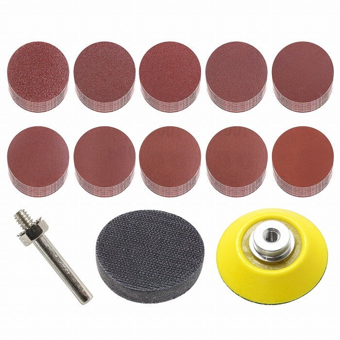 [ новый товар немедленная уплата ]25mm наждачная бумага 10 вид 10 листов 100 листов #80/100/180/240/600/800/1000/1200/2000/3000 наждачная бумага полировка накладка круг форма электрический дрель для 