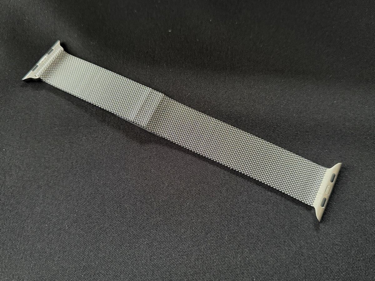 ☆Apple Watch アップルウォッチ　シルバー ミラネーゼループ　45MM