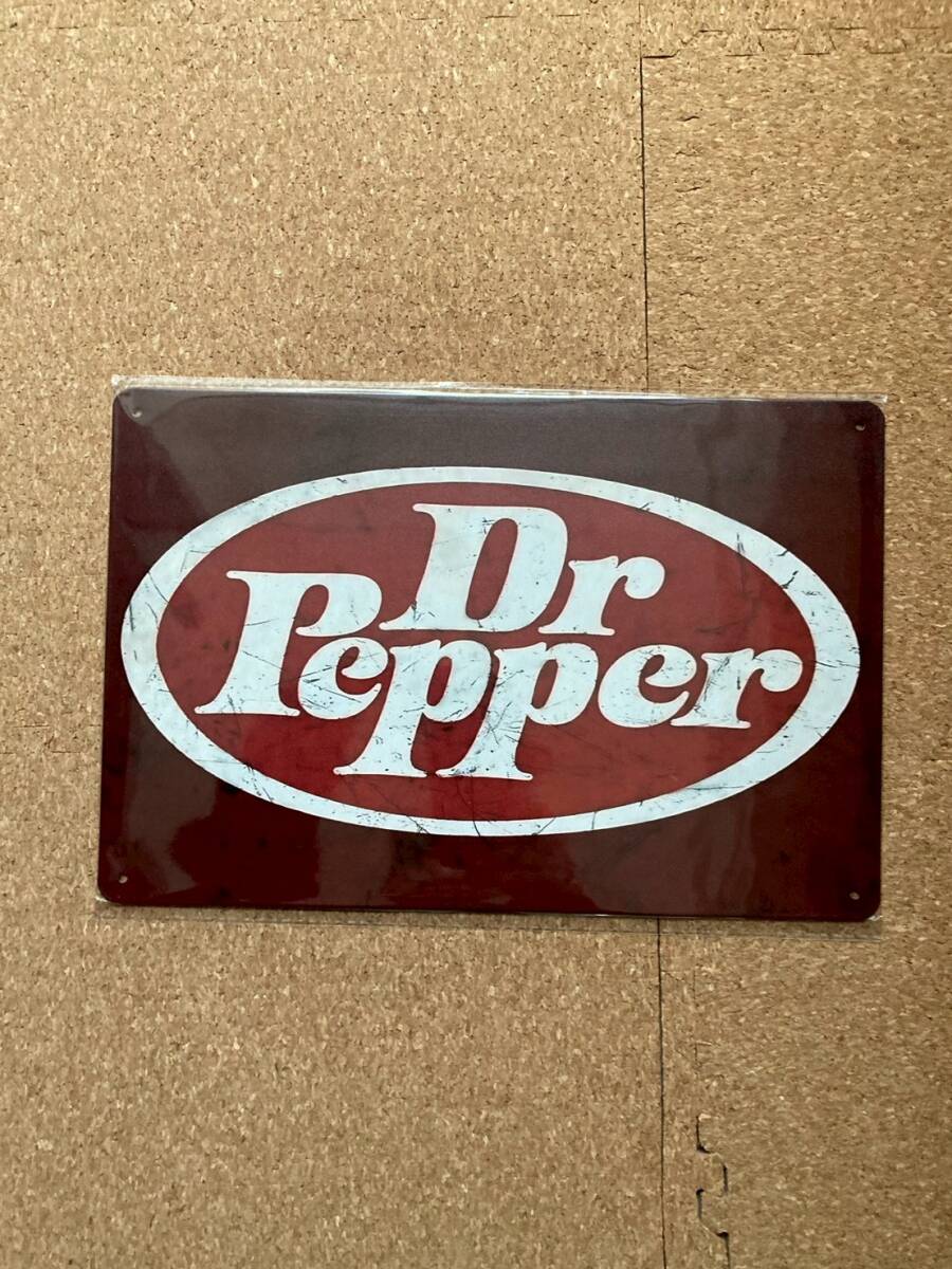 dokta- перец Logo жестяная пластина табличка metal автограф plate american смешанные товары wall декоративный элемент retro Vintage способ под старину 