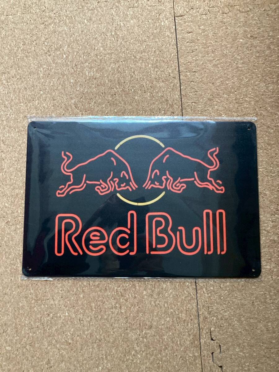  Red Bull Red Bull 2 голова красный самец корова орнамент retro Vintage жестяная пластина табличка metal автограф plate american смешанные товары wall декоративный элемент 