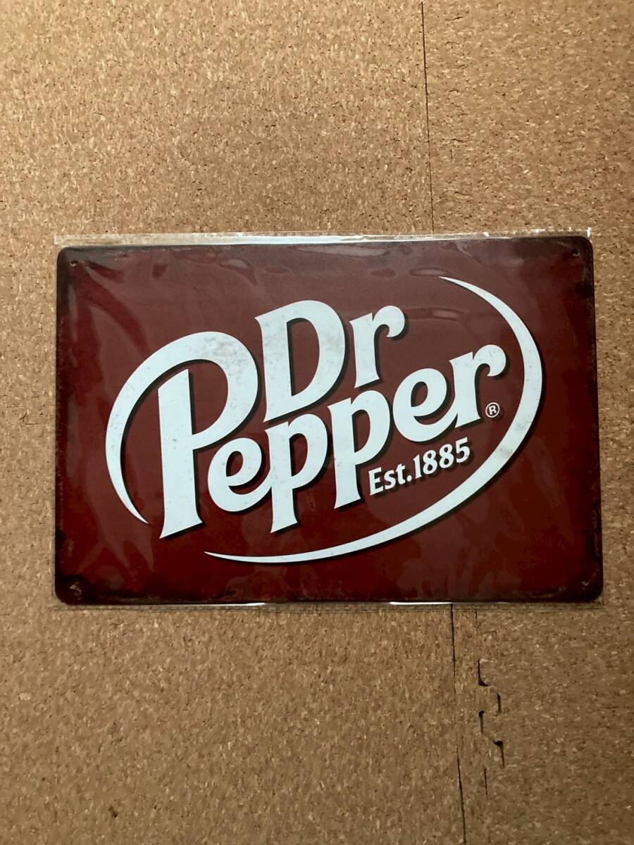 dokta- перец жестяная пластина табличка metal автограф plate american смешанные товары wall декоративный элемент retro Vintage способ под старину 