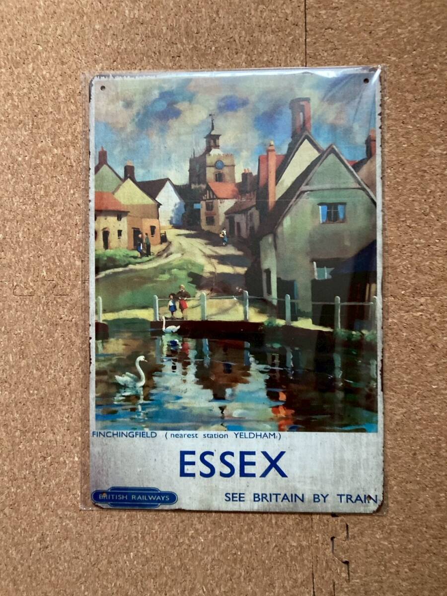  Британия железная дорога e секс ласты подбородок g поле жестяная пластина табличка metal автограф american смешанные товары wall декоративный элемент retro Vintage способ античный 