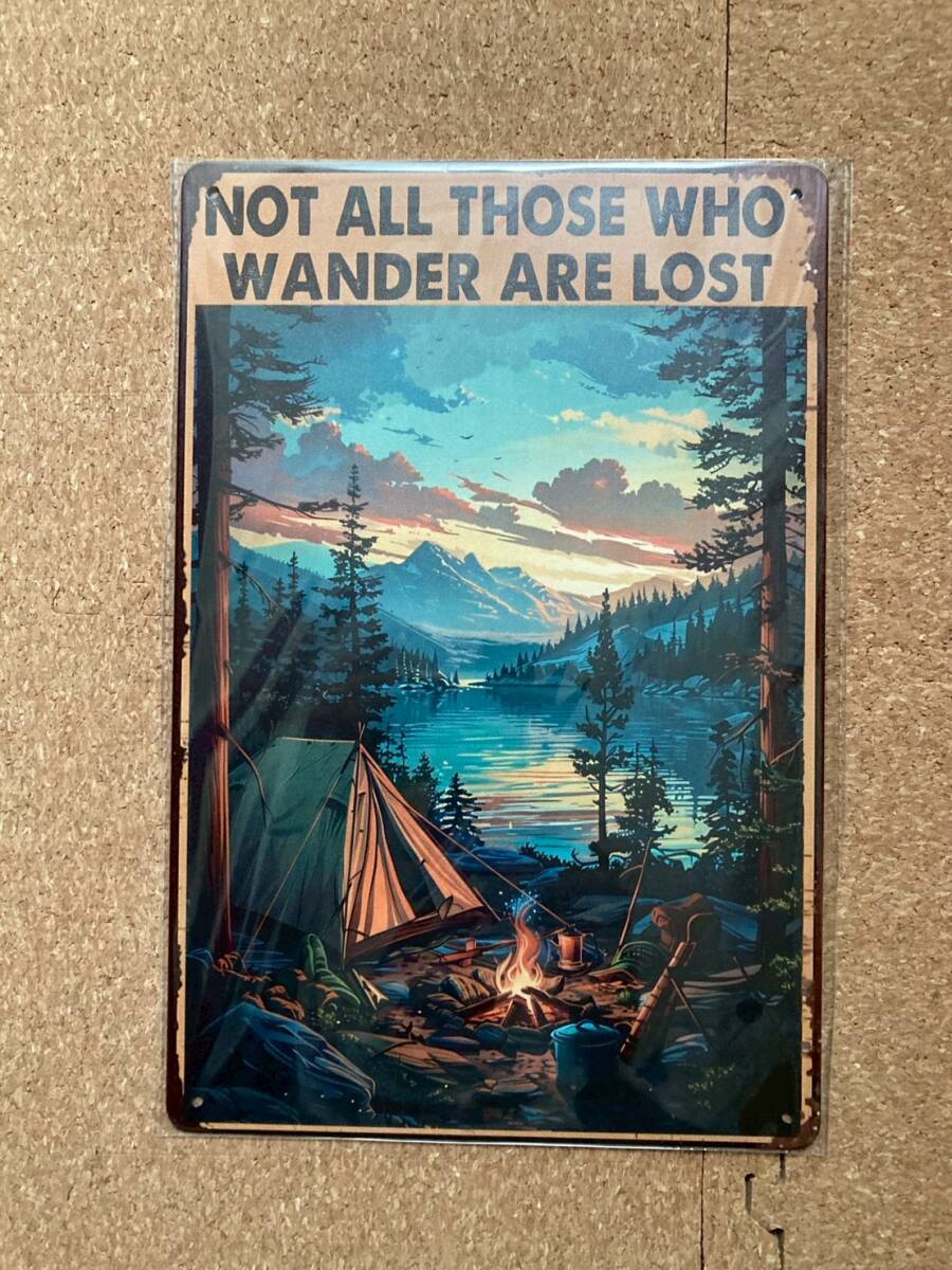  кемпинг жестяная пластина табличка metal автограф plate american смешанные товары wall декоративный элемент retro Vintage способ под старину 