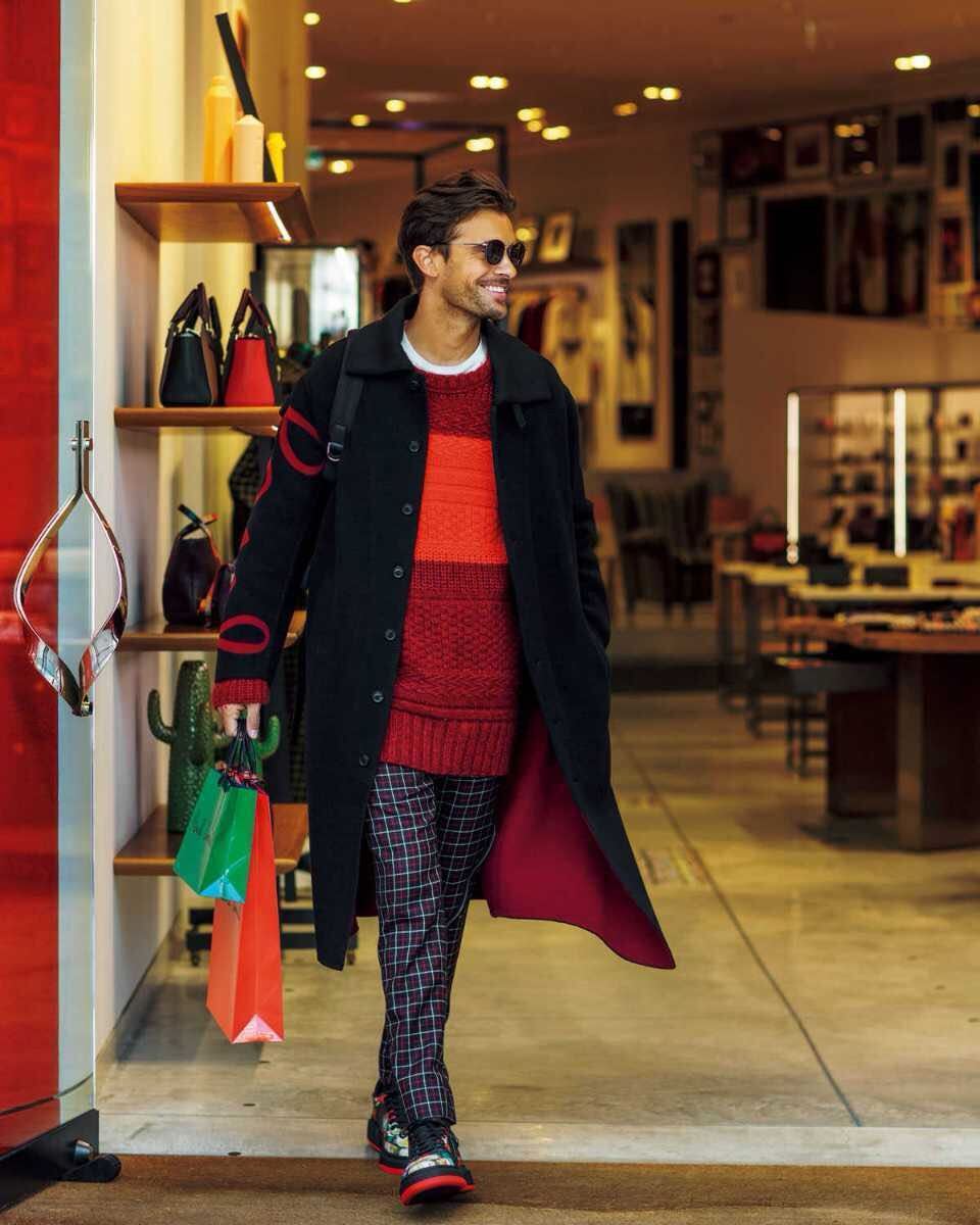 ポールスミス PAUL SMITH メインライン 19AW ビッグ ロゴ ウール