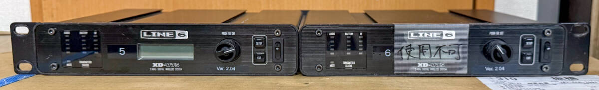 NSN185 LINE6 XD-V75 受信機 ２台組 (内1台はジャンク品） 