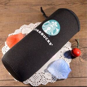 スタバ スターバックス ペットボトルカバー 480ー600ml用 ブラック(底部通気用穴付き)