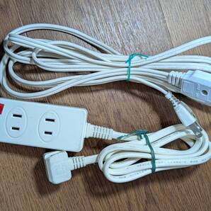 電源タップ 延長コード 2.8m 1.1m 3口 コンセントタップ 延長コード 工事物件タップ OAタップ