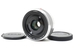極上品 Panasonic Lumix G 20mm f1.7 II Asph シルバー