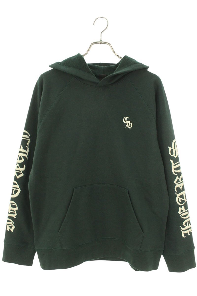 クロムハーツ パーカー SLO RIDE サイズ:L クロスパッチ付きCH刺繍プ