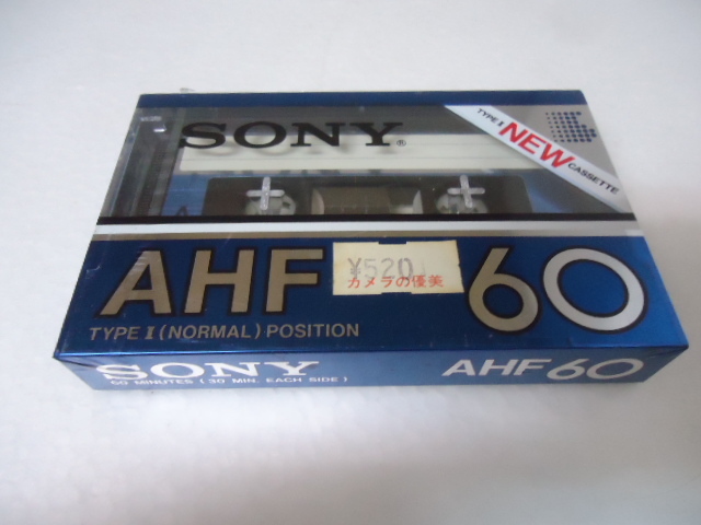  retro кассетная лента SONY AHF60 новый товар 