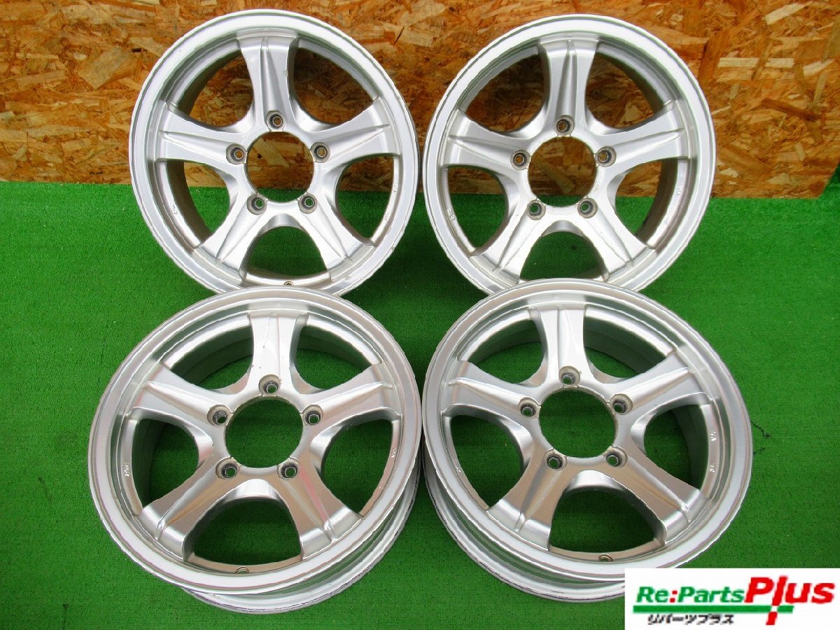 Weds KEELER ジムニー 16インチアルミホイール 中古 WEDS キーラータクティクス 16X5.5J +22 5H/139.7 ハイパーシルバー