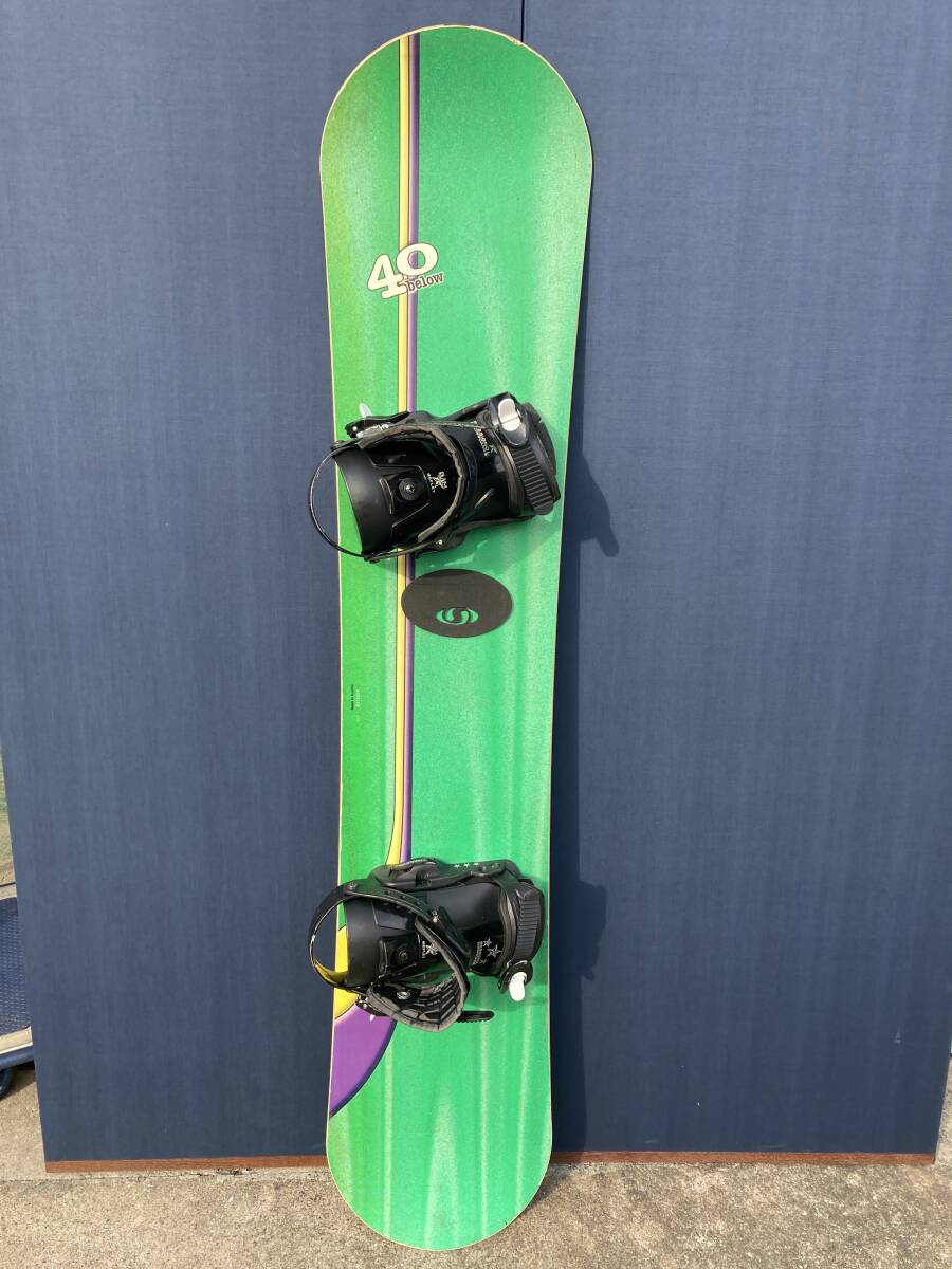 「A01」スノーボード ビンディングセット 144ｃｍ　ビンディングサイズS/M