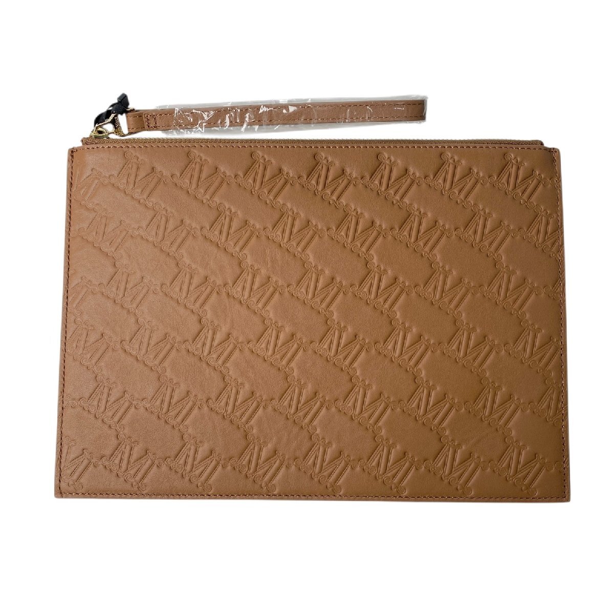 新品 タグ付き マックスマーラ MaxMara レディース 型押し クラッチバッ