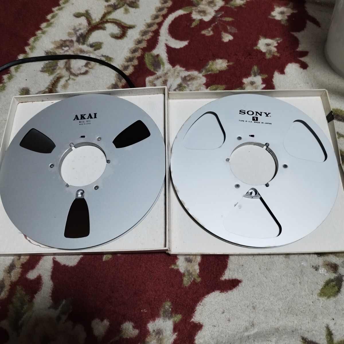  товары долгосрочного хранения Junk 10 номер открытый катушка лента metal катушка SONY AKAI 2 шт совместно 