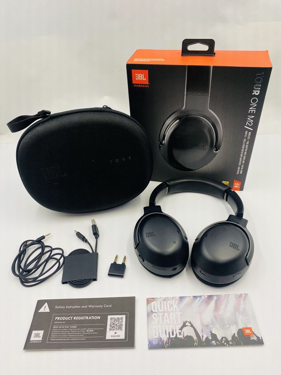 �� JBL TOUR ONE M2 �n�C�u���b�h�m�C�Y�L�����Z�����O �w�b�h�z�� �u���b�N ���t�� ���o���m�F�ς�