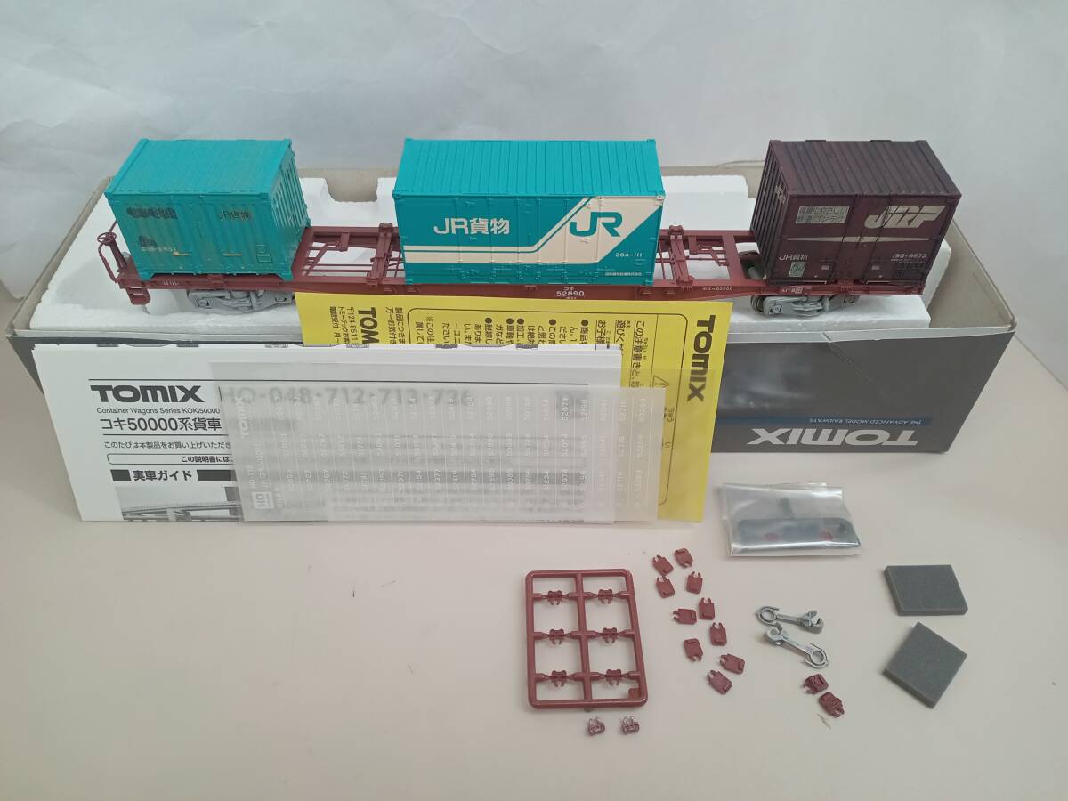 HO トミックス HO-713 コキ50000 グレー台車　⑥