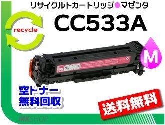  бесплатная доставка CP2025n/CP2025dn соответствует сменный тонер CC533A пурпурный принт картридж воспроизведение товар 