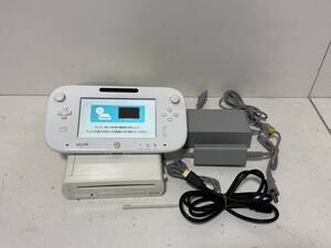 【任天堂 Wiiu 本体セット【プレミアム セット】シロ HDD容量 32GB ゲームパッド アダプタ】