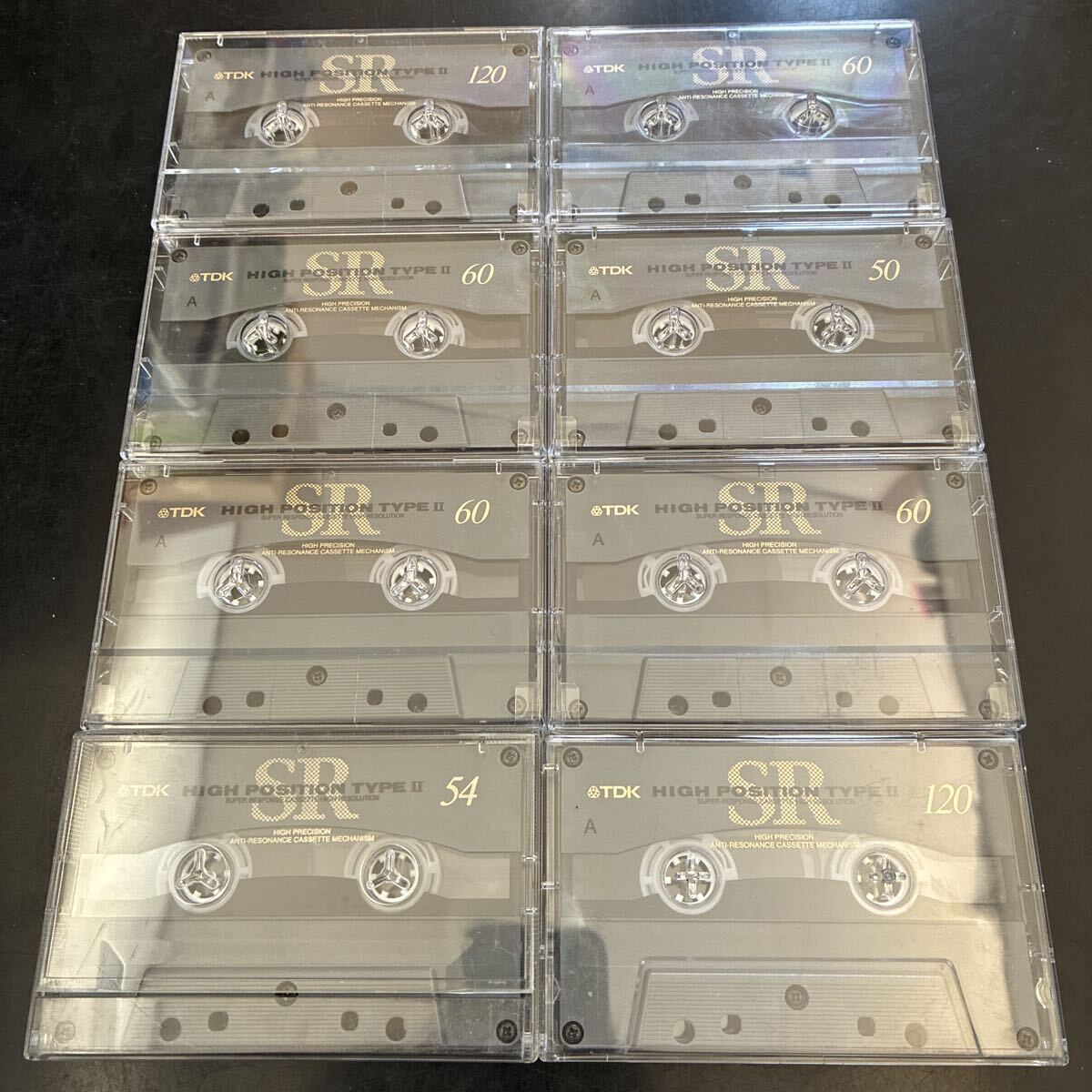 б/у кассетная лента TDK SR 8 шт. комплект стирание отделка settled 