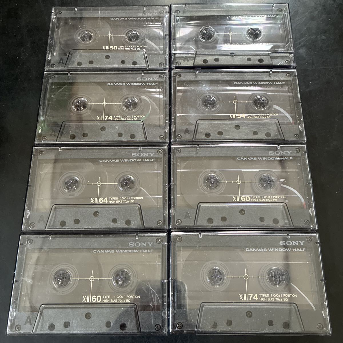  б/у кассетная лента SONY Sony XII 8 шт. комплект стирание отделка завершено 