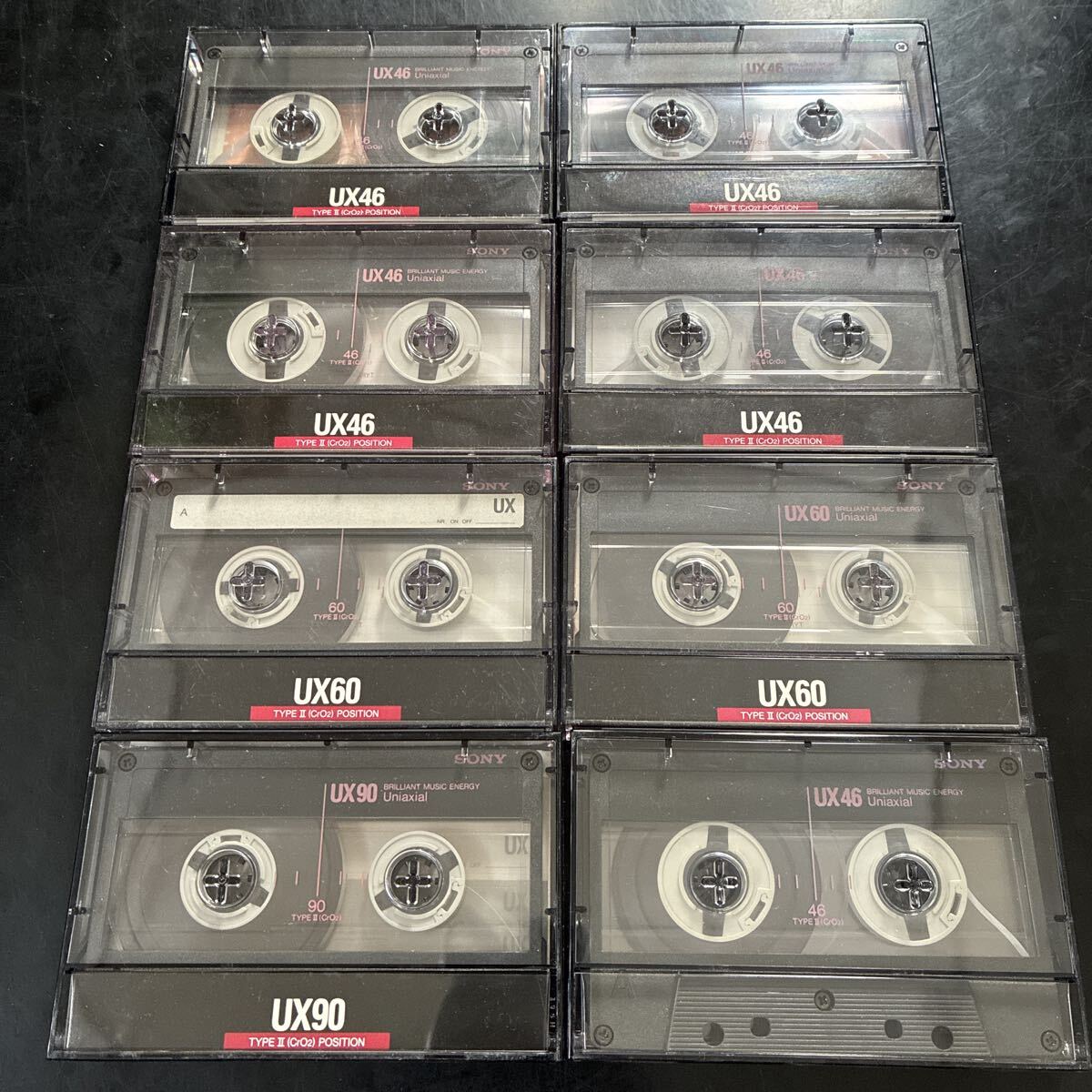  б/у кассетная лента SONY Sony UX 8 шт. комплект стирание отделка завершено 