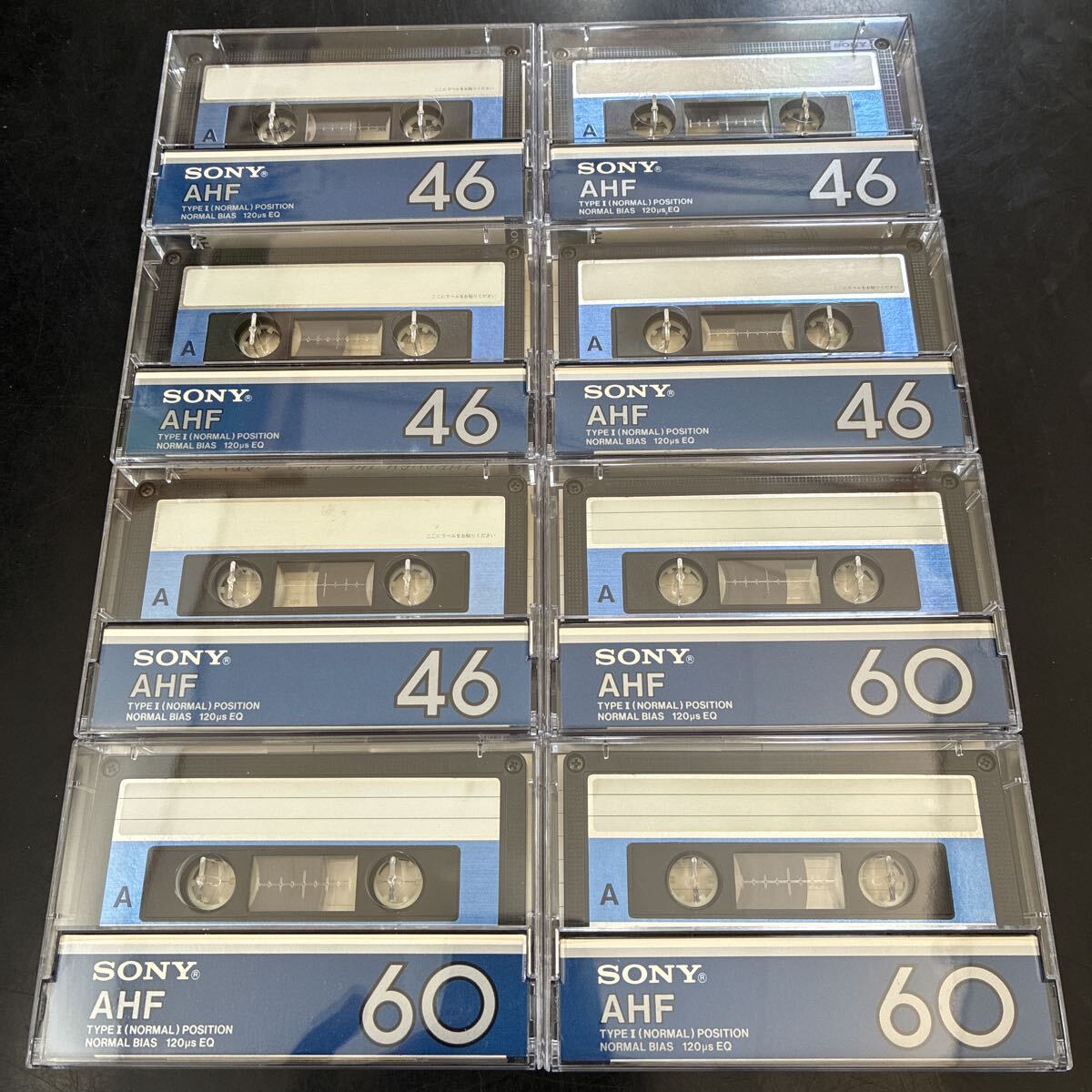  б/у кассетная лента SONY Sony AHF 8 шт. комплект стирание отделка завершено 