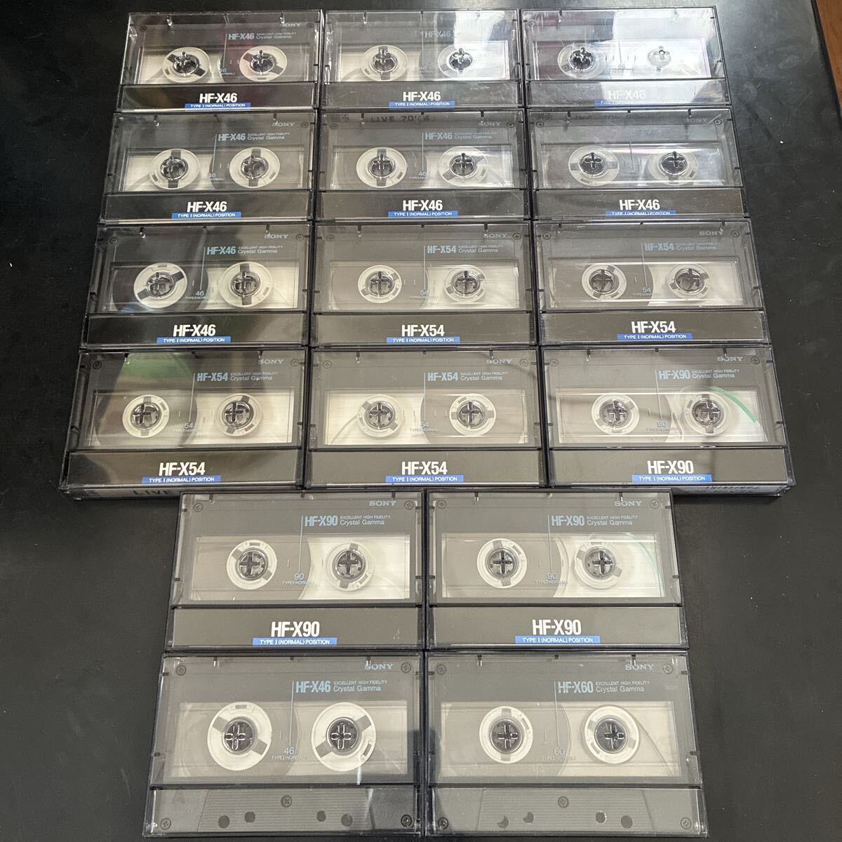  б/у кассетная лента SONY Sony HF-X 16 шт. комплект стирание отделка завершено 