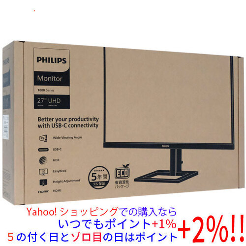 PHILIPS���@27�^�@�t���f�B�X�v���C�@27E1N1900AE/11�@�u���b�N