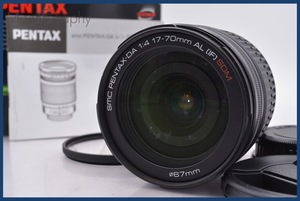 ★極上美品★ ペンタックス PENTAX SMC PENTAX-DA 17-70mm F4 AL (IF) SDM 元箱、取扱説明書、前後キャップ&レンズフィルター付属 #am1115