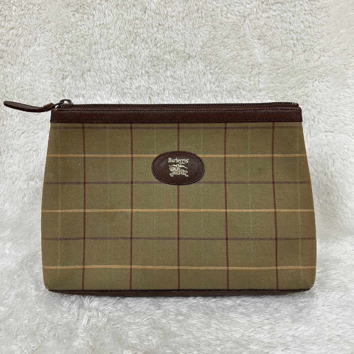 タグ付き❗BURBERRY バーバリー セカンドバック ポーチ ヴィンテージ❤ Yahoo!オークション -「バーバリー バッグ」(セカンドバッグ) (かばん