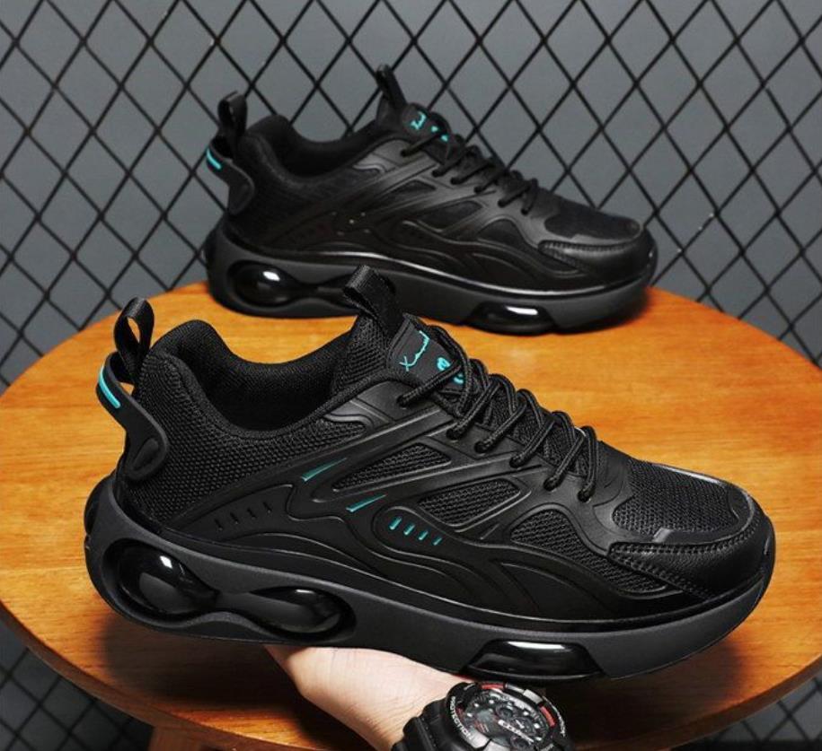 メンズ スニーカー 厚底 ミドルカット ランニングシューズ 26.5cm