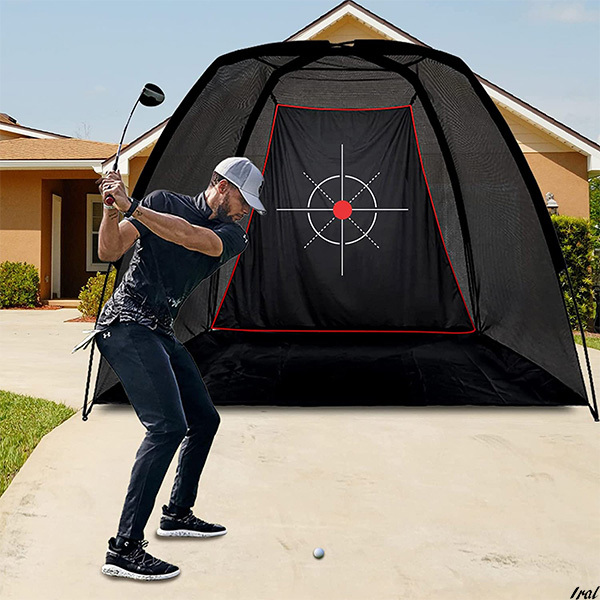 【初心者から上級者まで幅広く利用できる】 ゴルフ練習ネット 幅2.4m 屋内外対